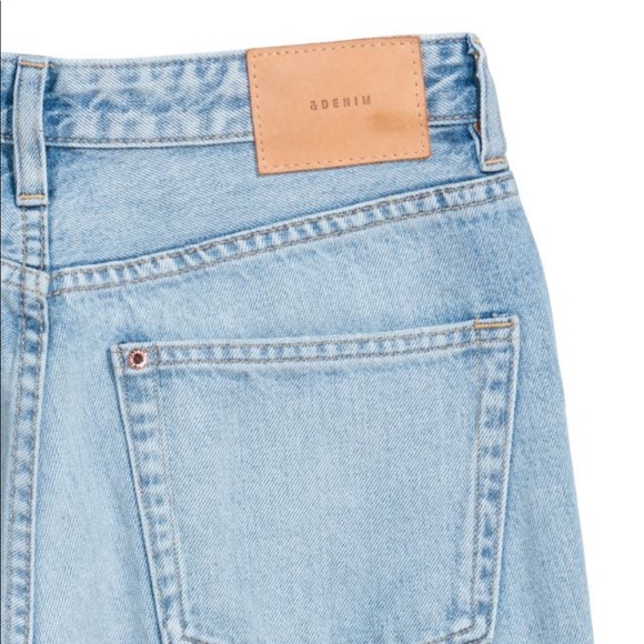 H&M HIGHT WAISTED LIGHT BLUE STRAIGHT JEANS 👖 - Picture 6 of 7